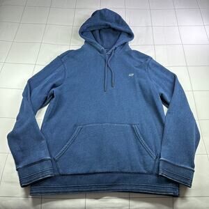 Vineyard Vines Hoodie Mens Large Blue Indigo Shep Pullover Heavyweight Preppy
